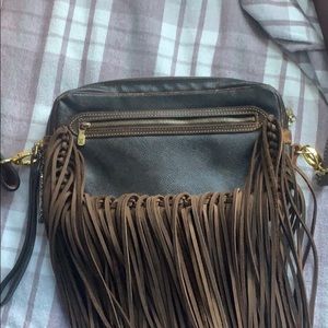 Repurposed Vintage Louis Vuitton boho bag.